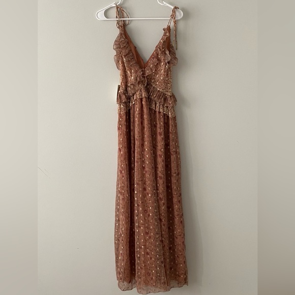 Revolve Floral Ruffle Dress - Picture 6 of 6